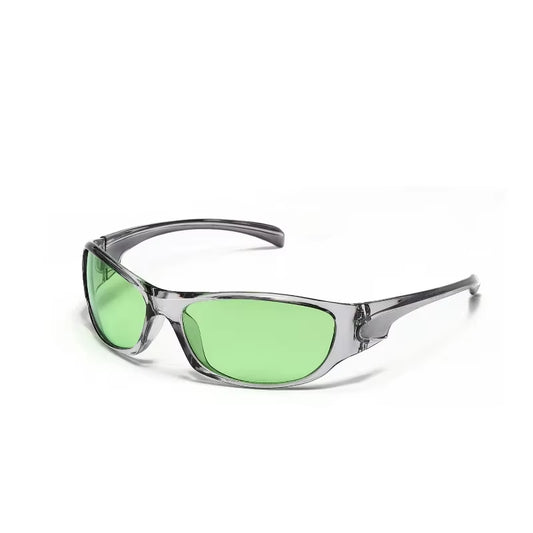 New Punk Y2K Sunglasses Women Goggle Luxury Brand Wrap Square Sun Glasses 2000'S Shades Eyewear UV400 Female Designer Eyeglasses